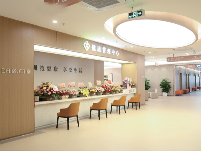 体检中心,等候椅,护士站