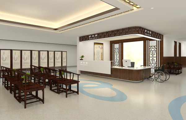 中医院家具,中式护士站