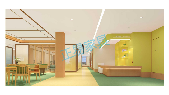 色彩在养老院家具应用中的改善效果——正易康养家具